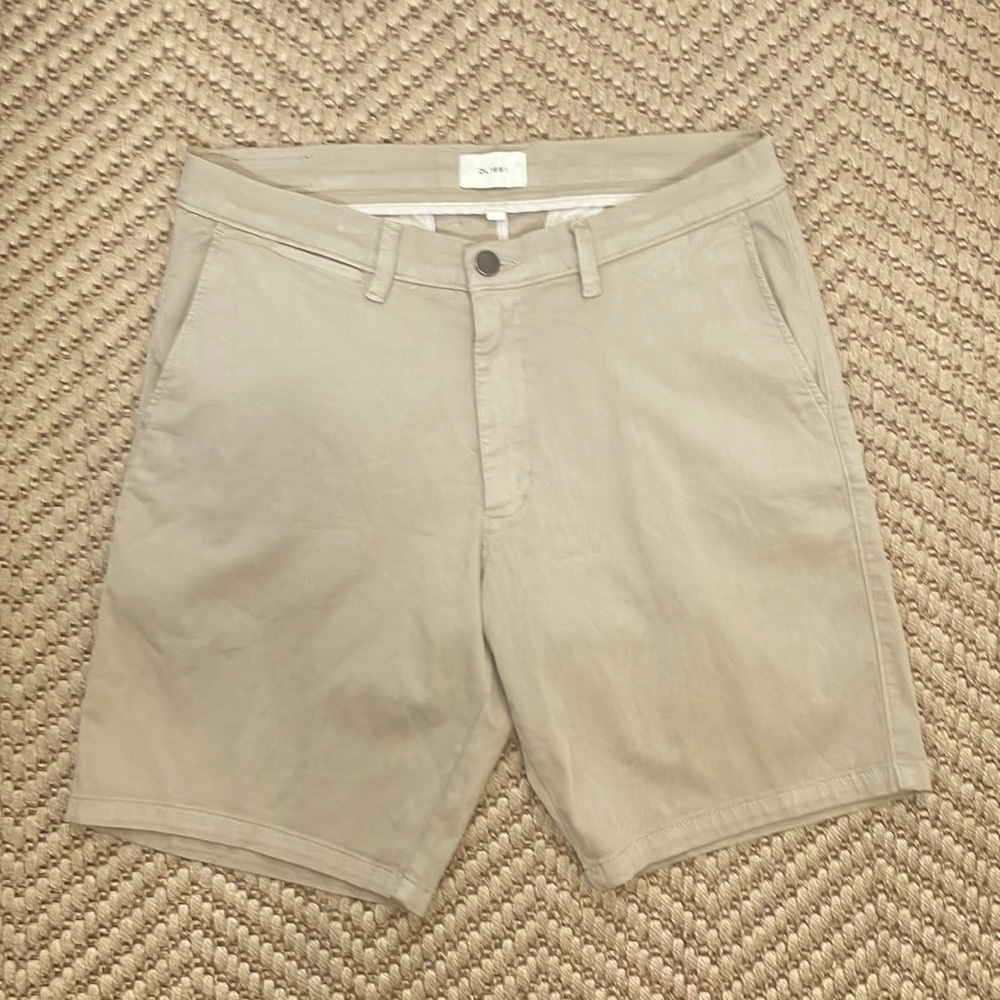 DL1961 Tan Flat Front Shorts Jake Chino Shorts - Tan - 33